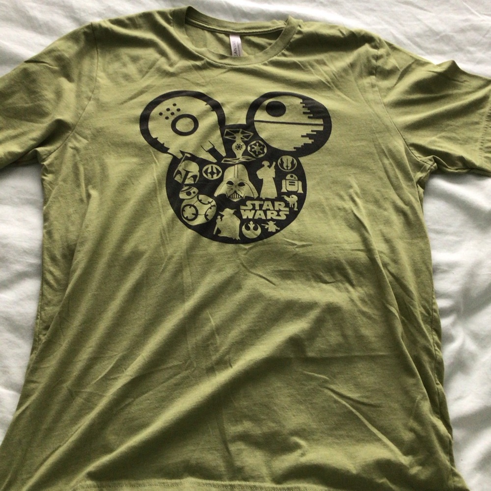 Star Wars x Disney Off Brand Light Green Tee